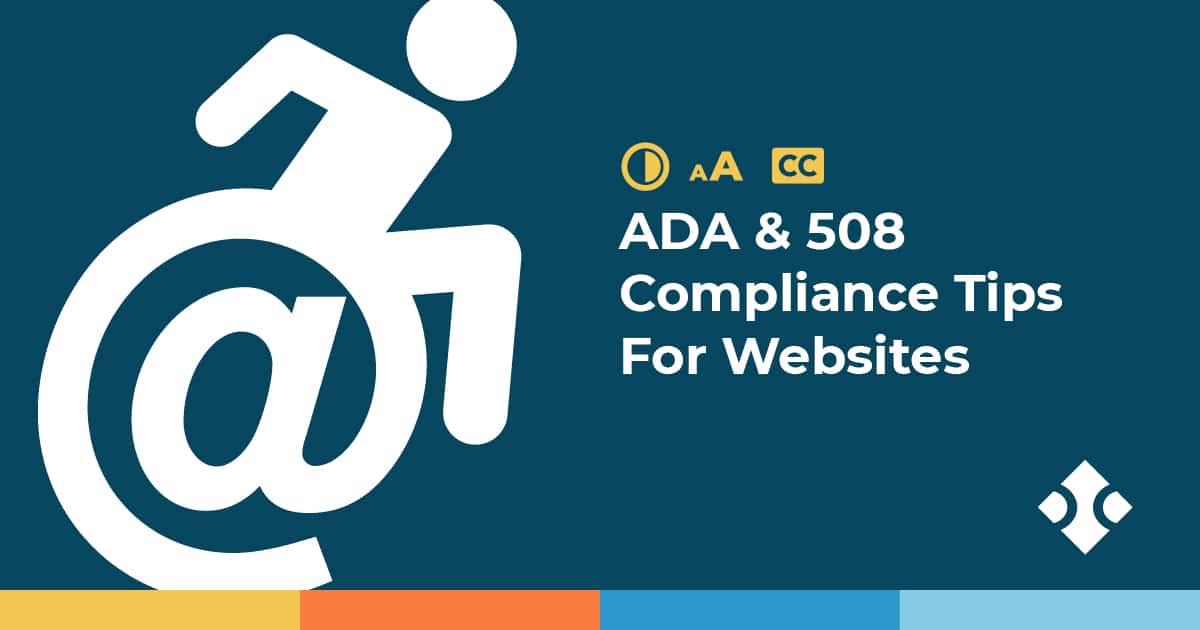 508 Compliance Tips Header Image.